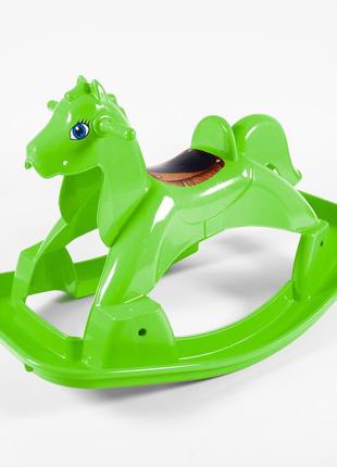 Лошадка-качалка. doloni toys 05550/6 зеленая