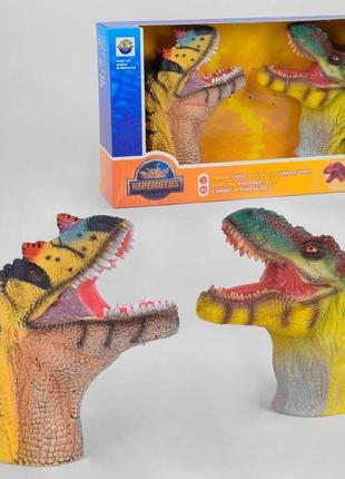 Голова динозавра x 396 на батарейках, 2 головы со звуковым эффектом, в коробке