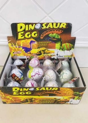 Іграшка зростаюча с 64638  ціна за 12 штук в блоці, “динозавр”