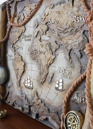 Дева древняя карта мира гранд презент кр 913 цветная3 фото