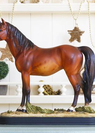 Статуэтка лошадь большая 30*28*8,5 гранд презент sm00159-3
