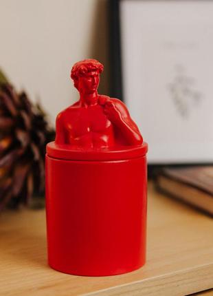 Аромасвічка david agarwood red 100% wood wax 165g 35h гранд презент nac 1001r