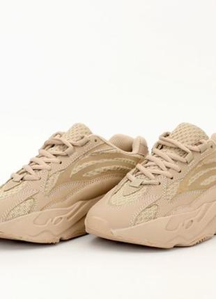 Adidas yeezy boost 700 full beige2 фото