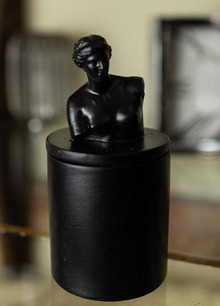 Аромасвічка venus cherry blossom black 100% wood wax 165g 35h гранд презент nac 1016bl