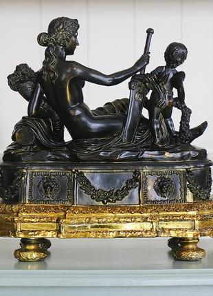 Часы античные "мифология" 28 см гранд презент flp86713b1