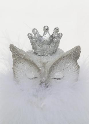 Статуэтка сова корона полимер h11см гранд презент 1016501