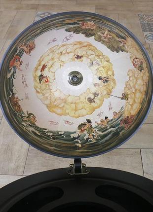 Глобус бар зі столиком карта світу чорний сфера 42 см гранд презент 42004w-b4 фото