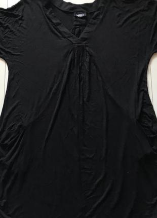 Черное миди платье