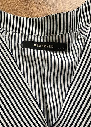 Ніжна легка блуза reserved в смужку