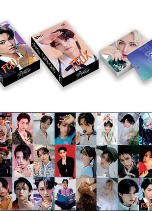 Stray kids набор карточек стрей кидс фотокарточки felix 30 шт