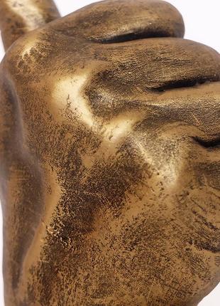 Статуетка рука "гуд!" (все добре) 24 см гранд презент сп512-3 бронза4 фото