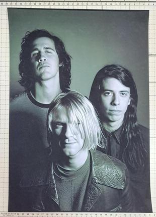 Постер nirvana нирвана а3