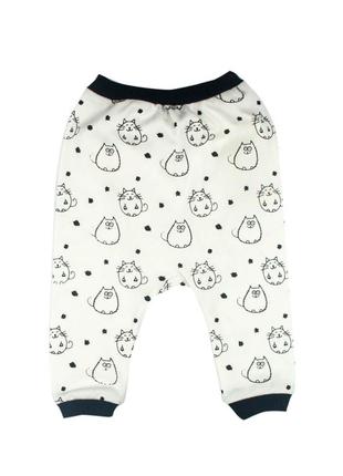 Штанці дитячі з котиками tm mishka