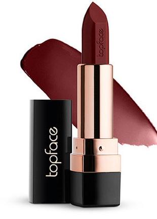 Помада для губ topface instyle - сreamy lipstick 014 - tawny brown