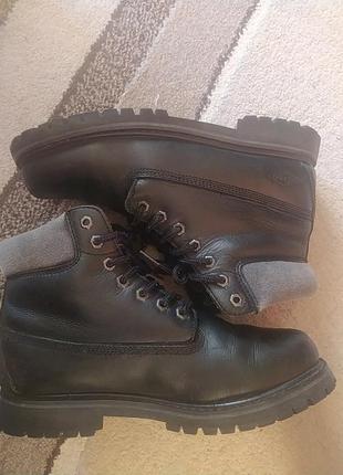 Кожаные фирменные высокие ботинки lee cooper lee cooper