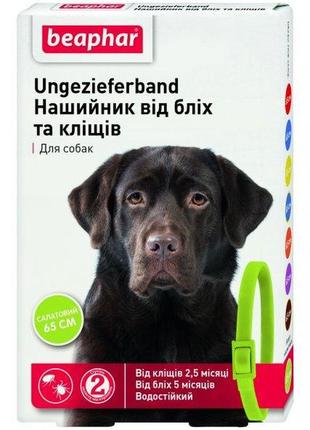 Нашийник beaphar проти бліх і кліщів для собак 65 см, 4 кольори5 фото