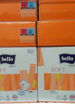 Прокладки гигиенические bella panty soft без запаха, 60 шт.
