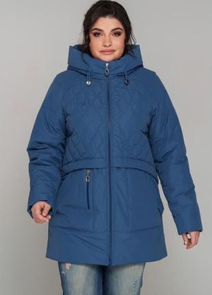 Куртка демісезонна стьобана з капюшоном