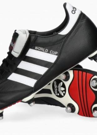 28 см. бутсы adidas world cup black 11040( оригинал, германия)1 фото