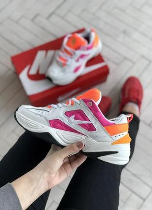 Круті кросівки nike m2k tekno в білому кольорі (36-40)3 фото