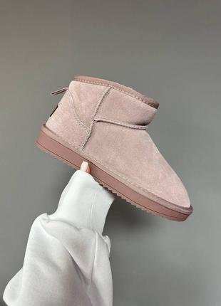 Угги угги угг ultra mini pink suede4 фото