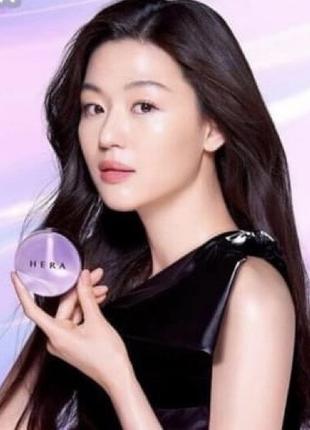 Hera uv mist cushion cover&nbsp;+ refill&nbsp;spf50+/pa++ увлажняющий кушон с запаской