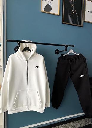 Мужской спортивный костюм мужской зимний костюм на флисе nike