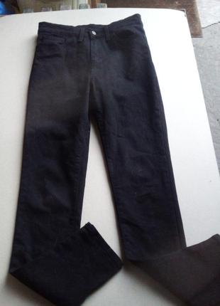 Черные джинсы скинни высокая посадка2 фото