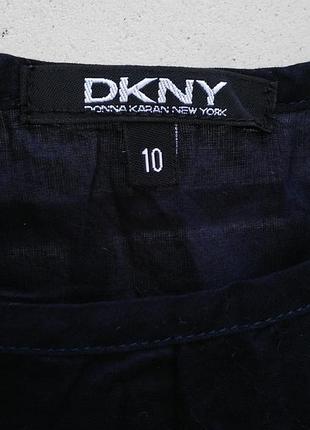 Темно-синяя майка,блуза,хлопок dkny 3