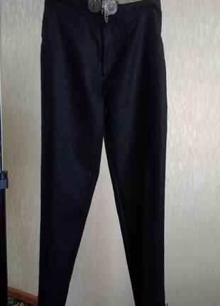 Брюки с высокой талией amann. австрия. лен