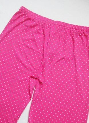 Суперовые трикотажные домашние штаны в горох sleepwear 💜🌺💜4 фото