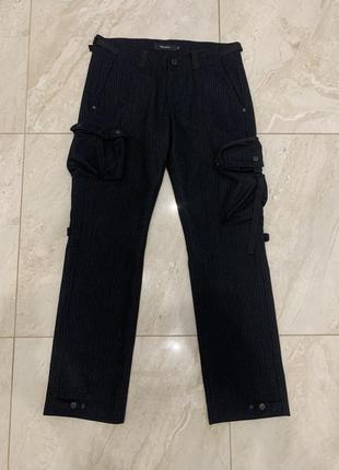 Тактичні карго штани джогери брюки з кишенями чорні matinique чоловічі