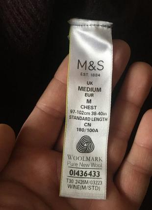 Шерстяной свечер m&amp;s