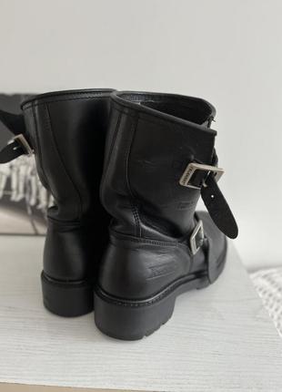 Кожаные мотоботы сапоги ботинки xelement6 фото