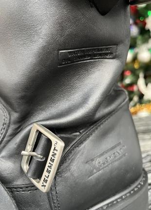Кожаные мотоботы сапоги ботинки xelement3 фото