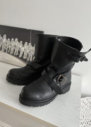 Кожаные мотоботы сапоги ботинки xelement8 фото