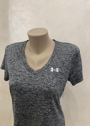 Спортивная майка футболка under armour серая женская2 фото