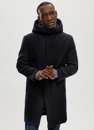 Шикарне зимове пальто парка drykorn secset_h black coat1 фото