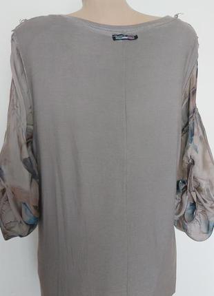 Красивая шелковая блуза,туника,италия8 фото
