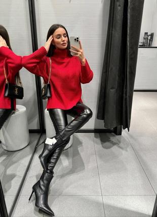 Шкіряні скіні/легінси h&m