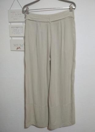 Фирменные базовые натуральные штаны палаццо кюлоты супер качество!!! h&m6 фото