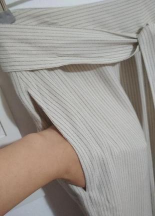 Фирменные базовые натуральные штаны палаццо кюлоты супер качество!!! h&m7 фото