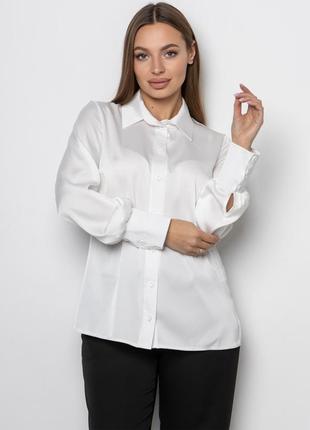 Разные цвета! элегантная молочная шелковая блузка рубашка из шелка армани с длинными...