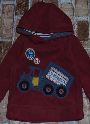 Кофта флиска толстовка мальчику 12 - 18 мес 1 - 2 года