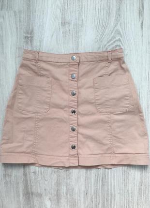 Спідниця джинсова на кнопках