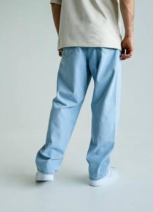 Вільні блакитні джинси baggy2 фото