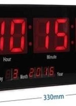 Электронные настенные часы vst 3313-1 red (24 шт/ящ)