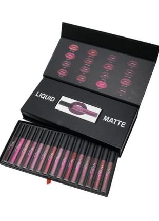 Набор матовых помад для губ huda beauty new matte lipstick