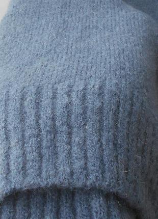 Объёмный теплый  свободный свитер оверсайз с мохером va vite2 фото