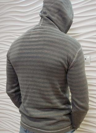 Толстовка свитер с капюшоном вязаный mzgz brand6 фото
